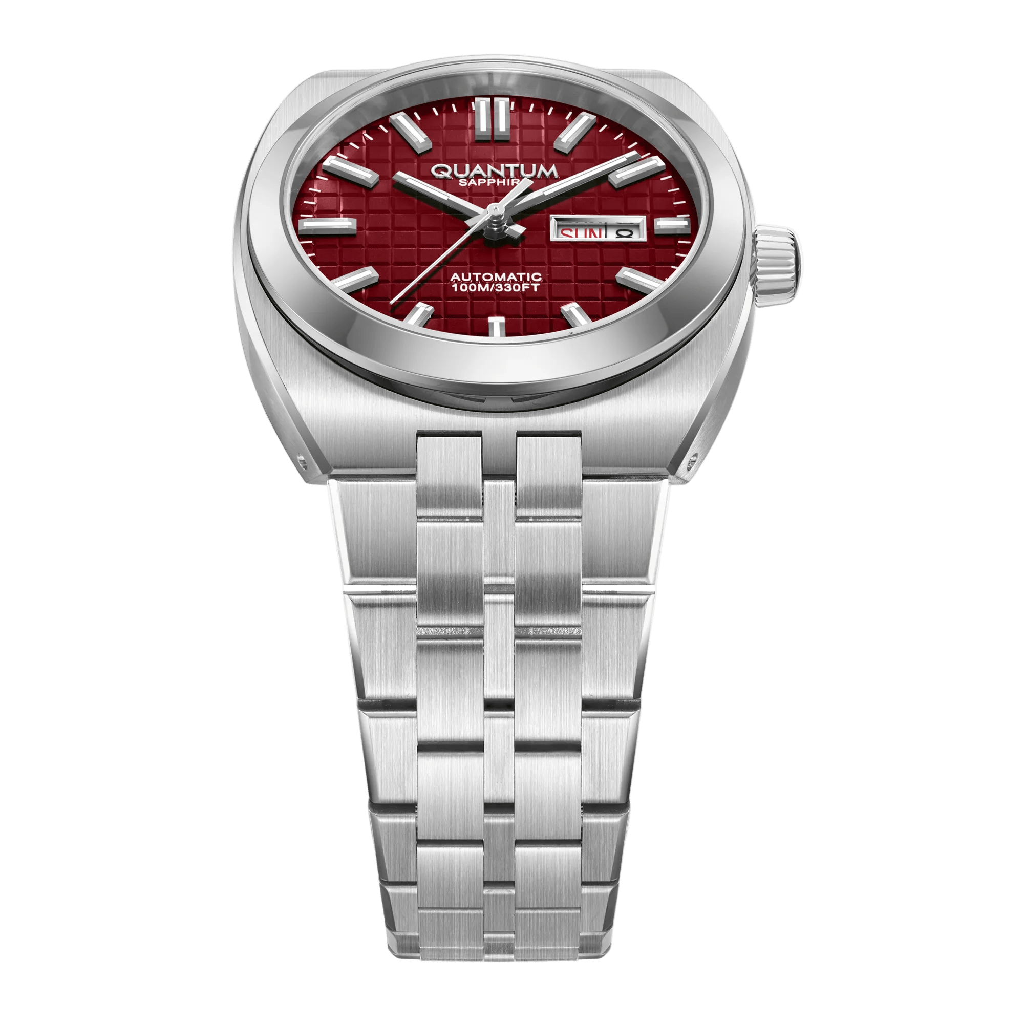 QMG1256 Brown Silver - Quantum Türkiye #Dial color_Red|Case color_Silver