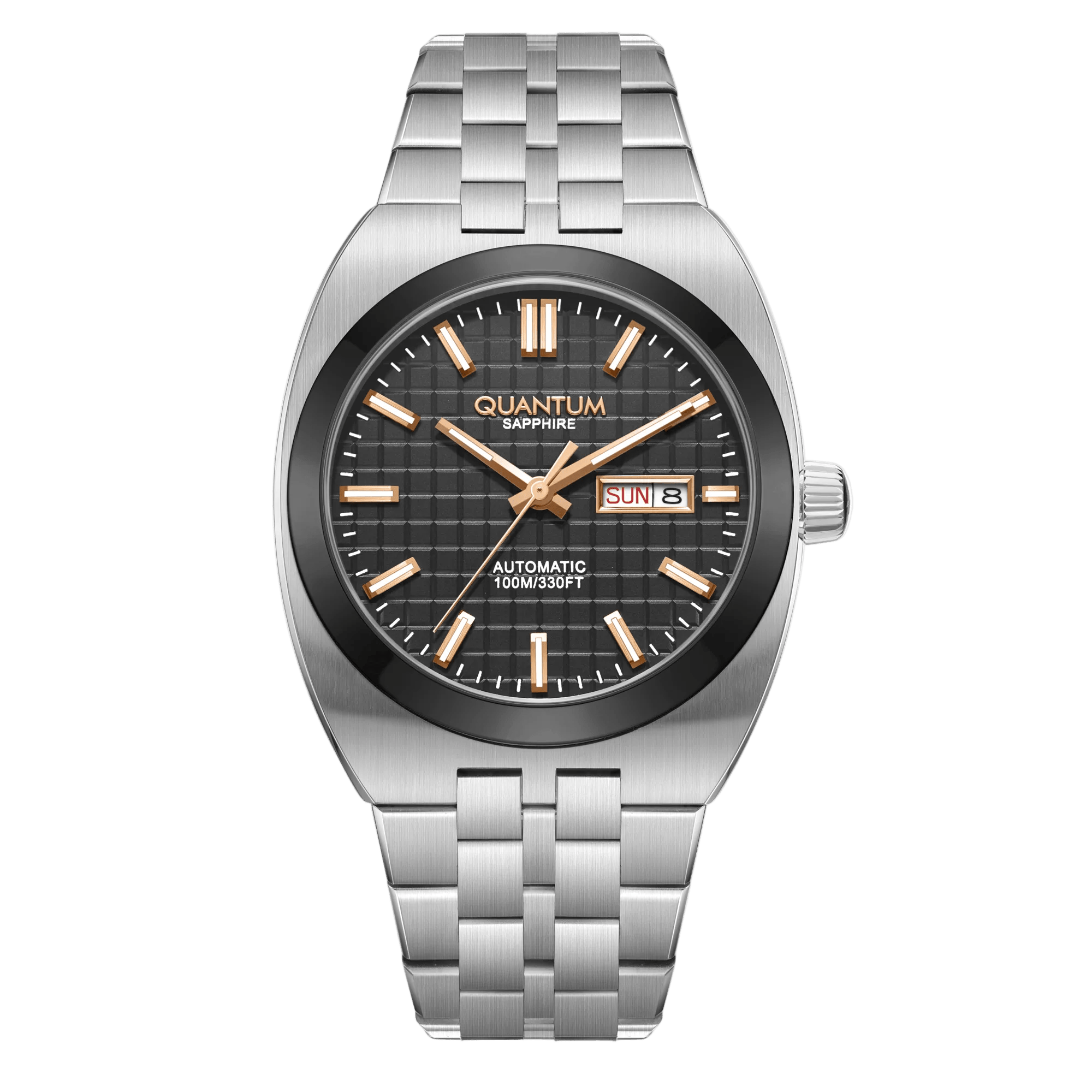 QMG1256 Black Silver - Quantum Türkiye #Dial color_Black|Case color_Silver